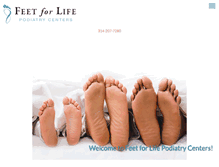 Tablet Screenshot of feetforlife.com